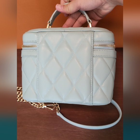 EUC Kate Spade Vanity Case Bag in Tiffany Blue - Picture 7 of 15